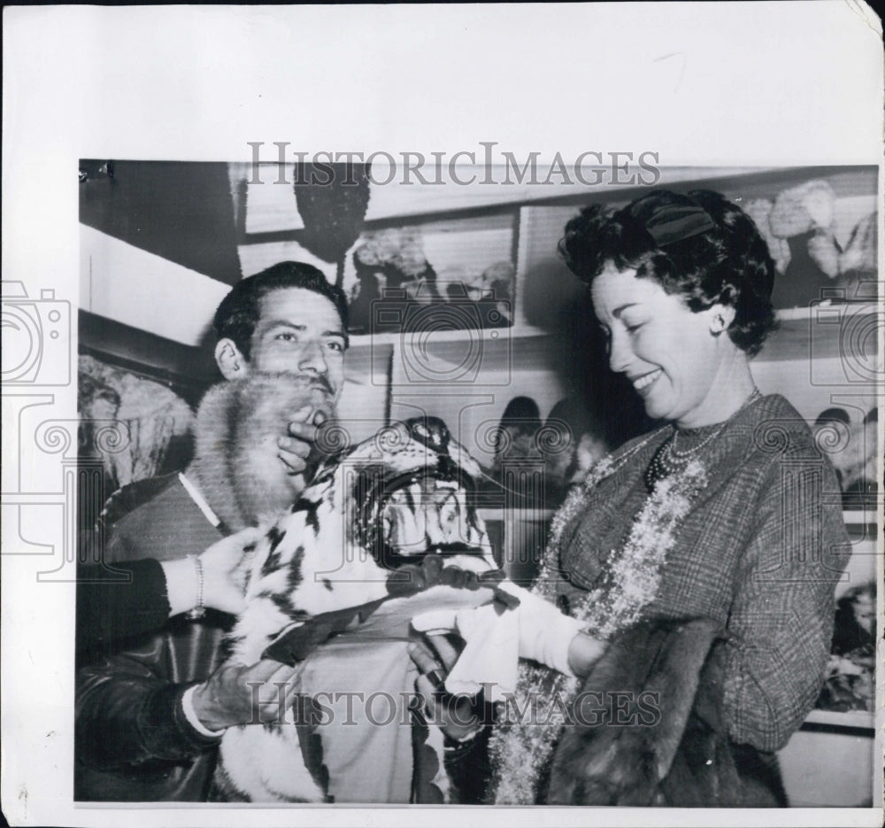 1959 Press Photo Barbara Eisenhower in New Delhi - Historic Images