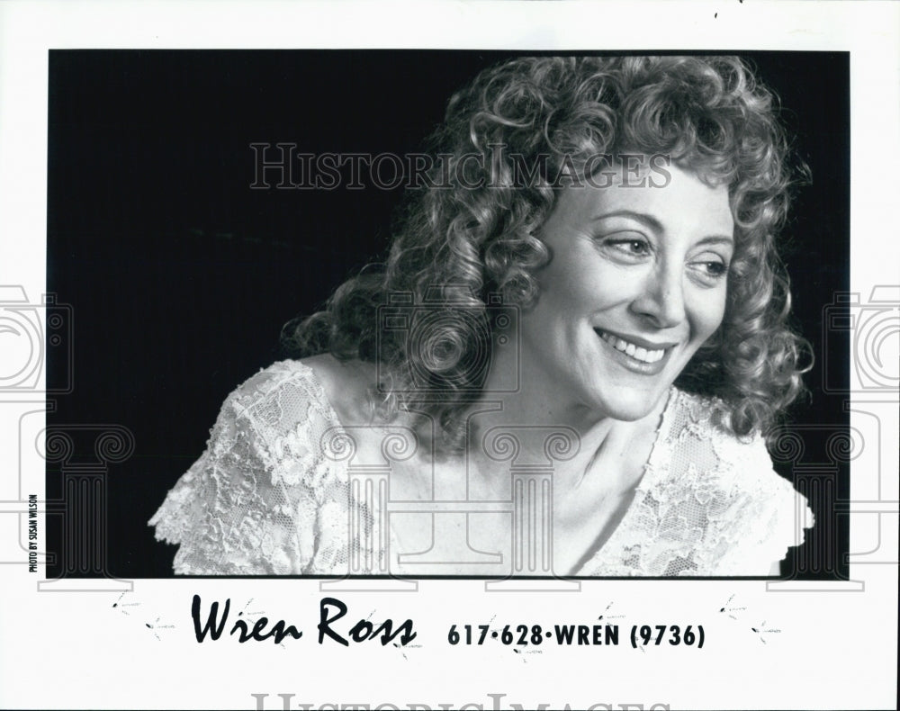 Press Photo Wren Ross,Cabaret singer,Actress - Historic Images