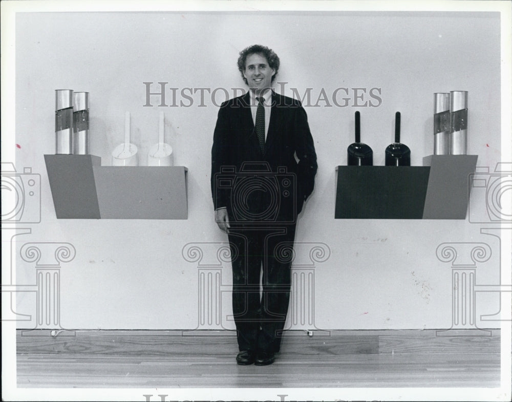 1986 Press Photo David Ross of the ICA - Historic Images