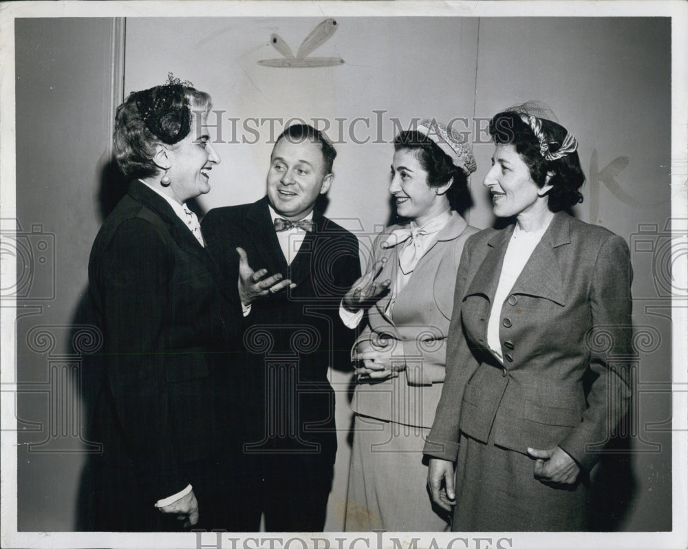 1955 Mrs. Harry Rosenfield, Mrs. Connelly, Mrs. Earle Hoffman - Historic Images