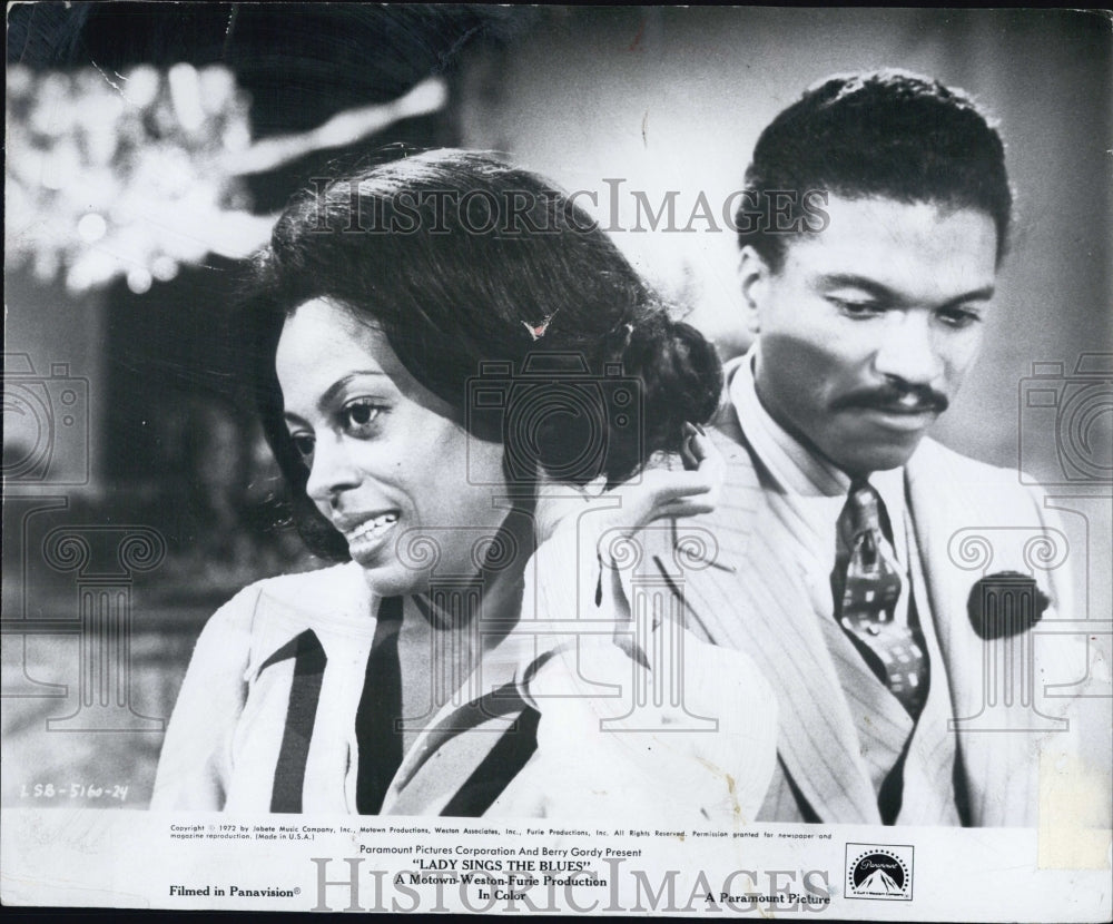 1973 Diana Ross & Billy Dee Williams star in "Lady Sings The Blues" - Historic Images