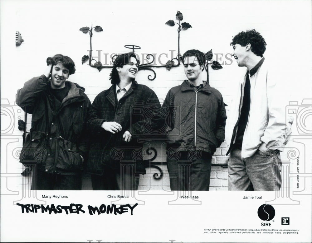 1994 Press Photo Tripmaster Monkey on Sire Records ,Marty Reynolds Chris Bernat - Historic Images