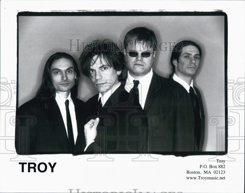 Press Photo Troy (Music Group) - Historic Images