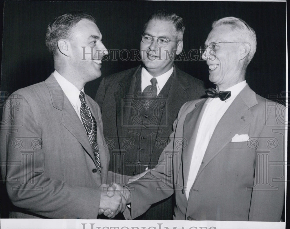 1953 Lt Gov Sumner Whittier,Donald Lewis ,Elliot Boardman,Banking - Historic Images