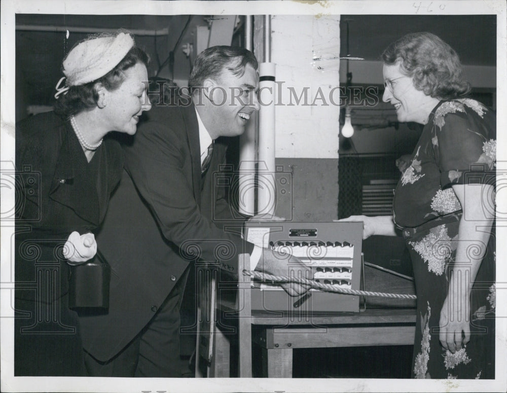 1952 State Senator Sumner G. Whittier with Mrs. Whittier - Historic Images