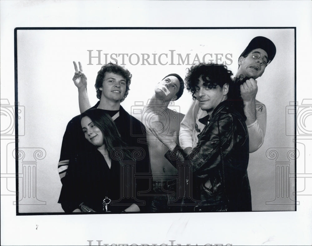 1990 Press Photo Who Be Dat Music Group (Rumble 90) - Historic Images