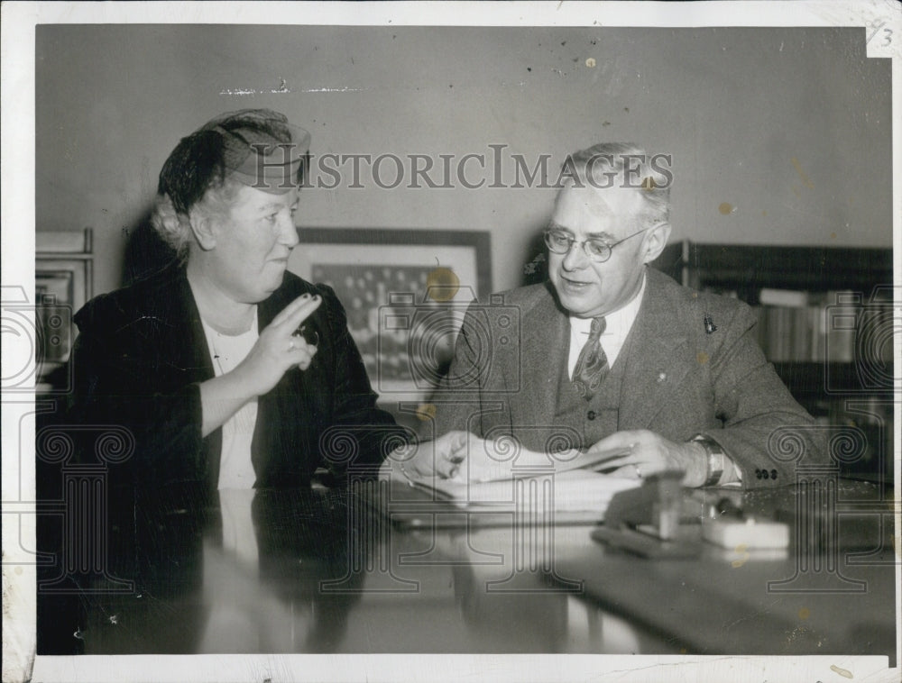 1955 Mary Wholley and everett Ireland,Somerville Schools - Historic Images