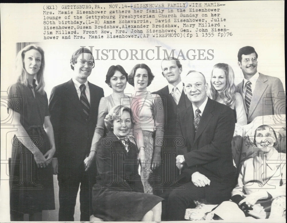 1976 Eisenhower Family - Historic Images