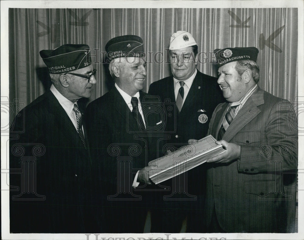 1971 Leo Malloy American Legion National Comdr. Alfred Chamie - Historic Images