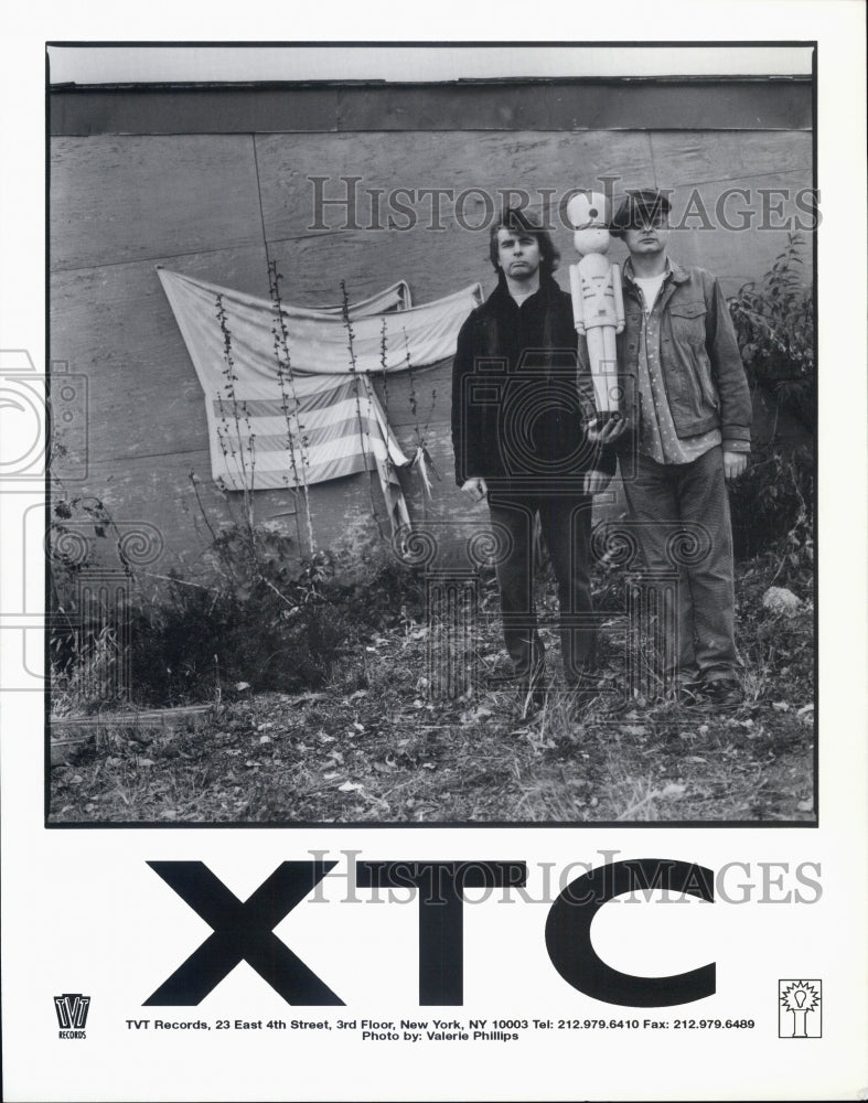 Press Photo Music group XTC - Historic Images