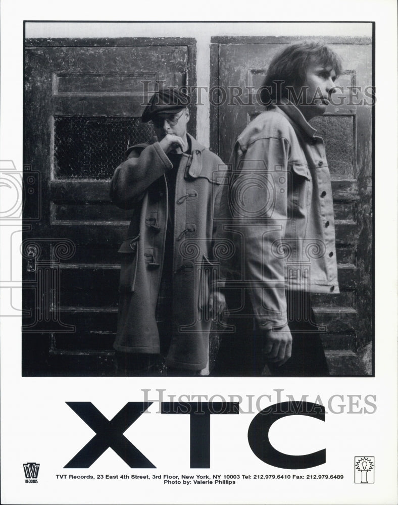 Press Photo Music group XTC - Historic Images