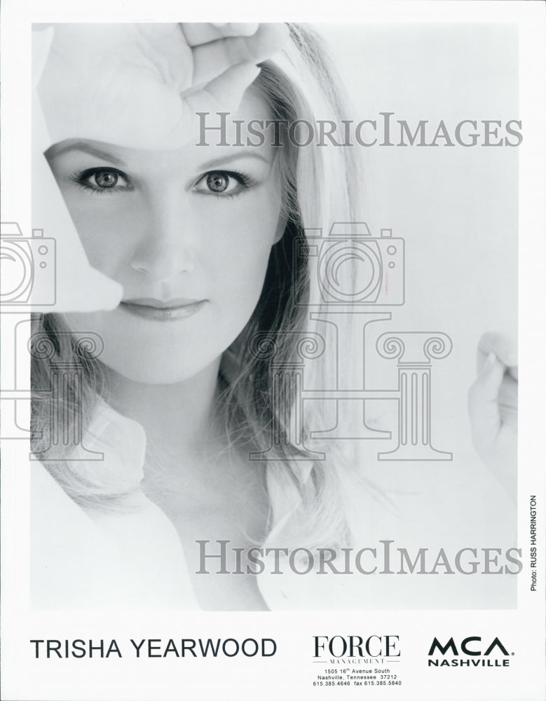 2001 Press Photo Country Singer Trisha Yearwood MCA Nashville Label - Historic Images