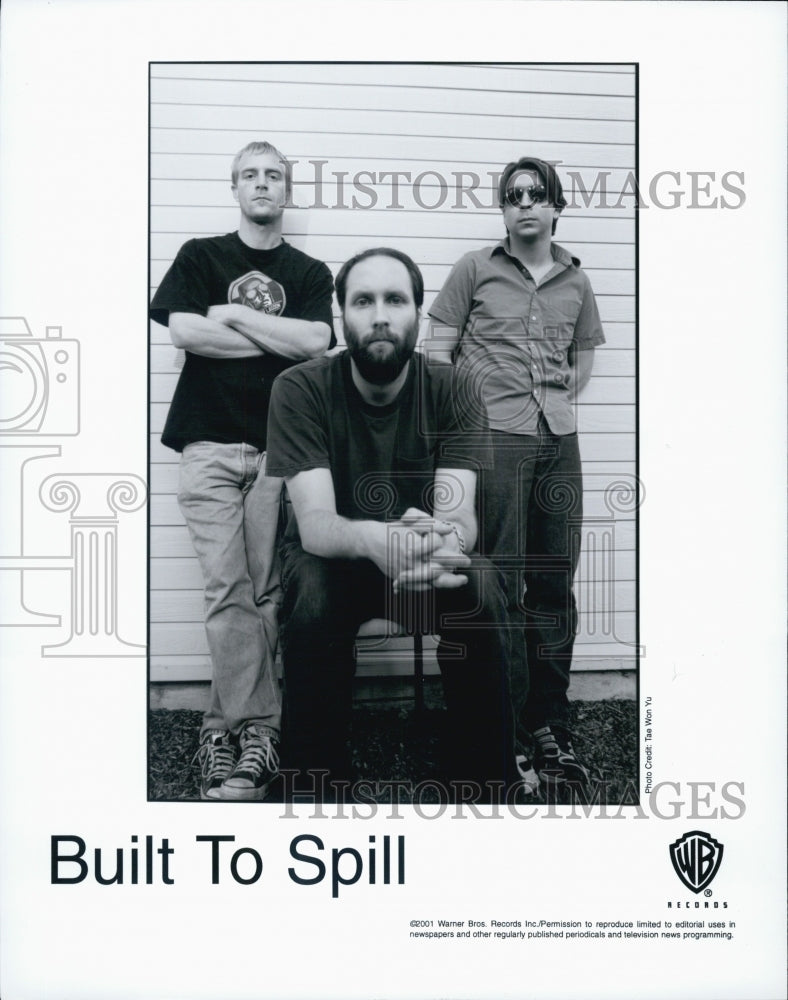 2001 Press Photo Rock Band Built To Spill - Historic Images