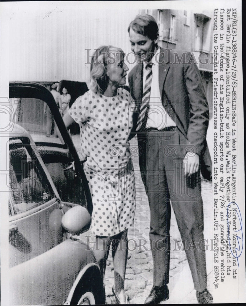 1963 Argentine Norbert Konrad, Helga W. in West Berlin - Historic Images