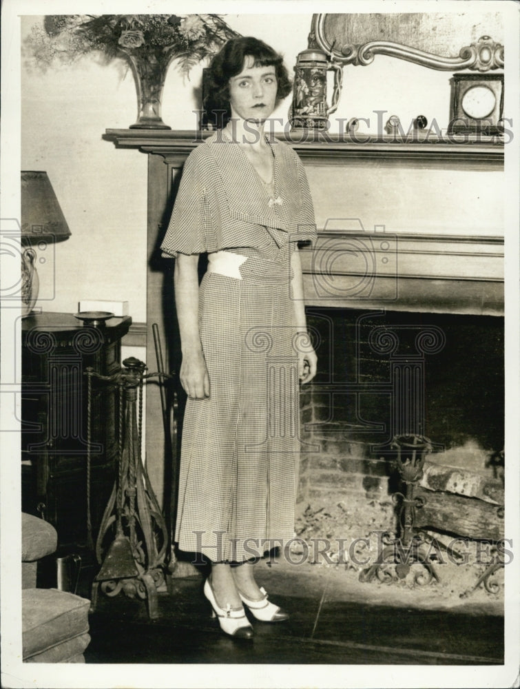 1933 Press Photo Mrs Francis Lee HigginsonJr, - Historic Images