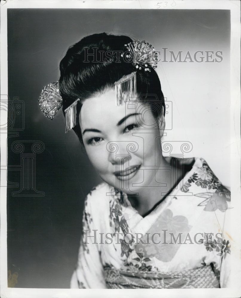 Press Photo Hizi Koyke ,Soprano San Carlo Opera "Madame Butterfly" - Historic Images