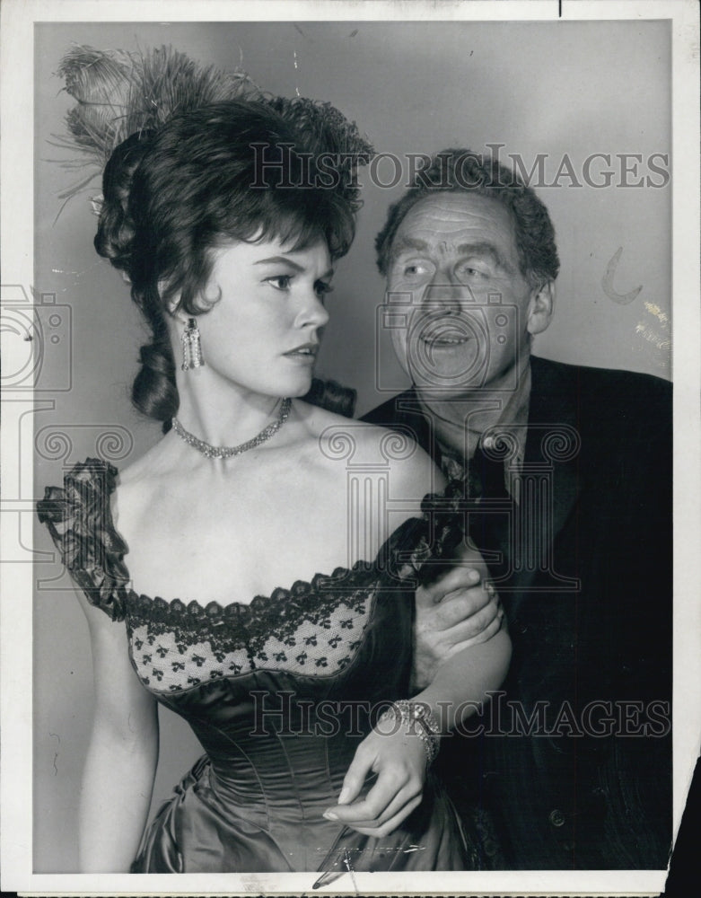 1966 Connie Russell and James Whitmore "The Virginian" - Historic Images