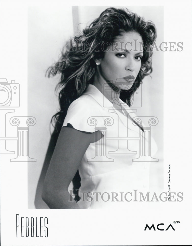 1995 Press Photo Pebbles, MCA Records - Historic Images