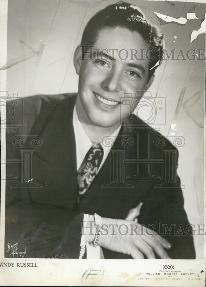 1945 Andy Russell,Singing Sensation,RKO Boston Theatre - Historic Images