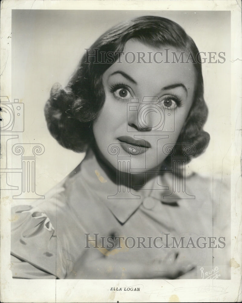 1941 Press Photo Ella Logan in "Sons o'Fun" - Historic Images