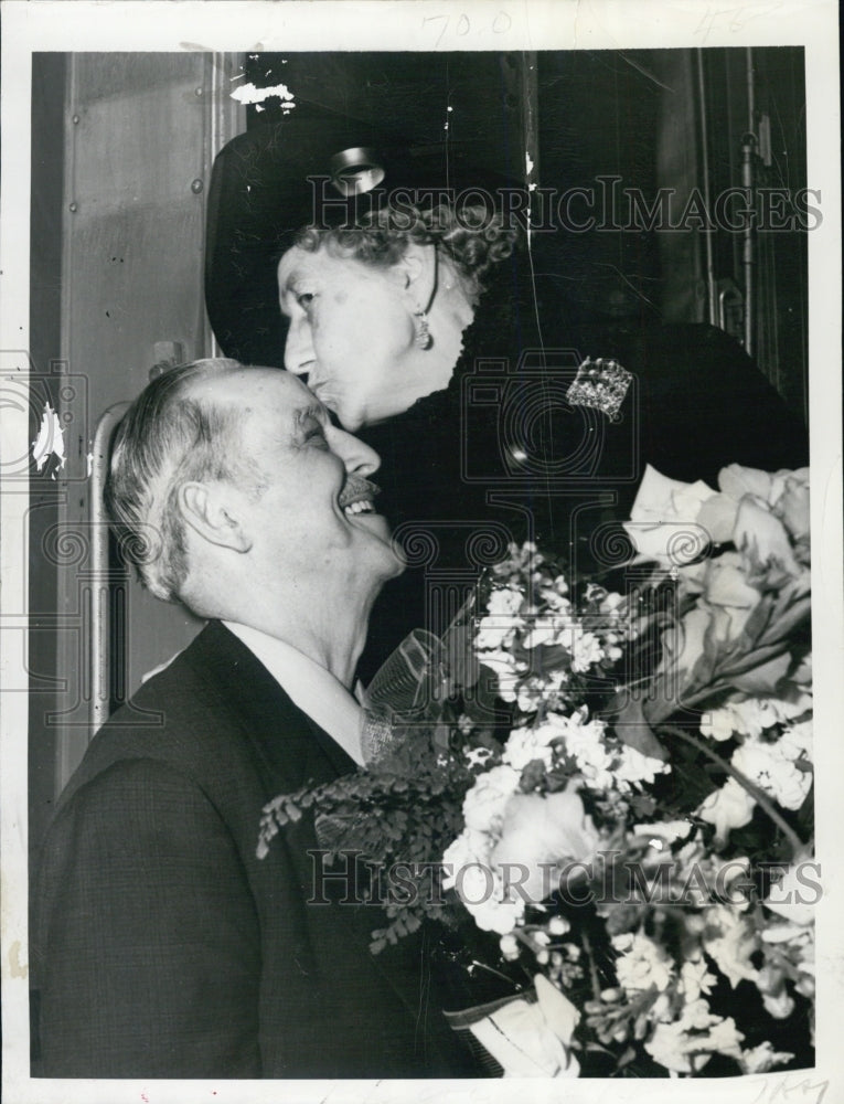 1942 Kate Rockwell Matson & Actor George Morrell-Historic Images