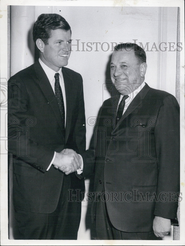 1966 Sen. Ted Kennedy & Rubin Epstein - Historic Images