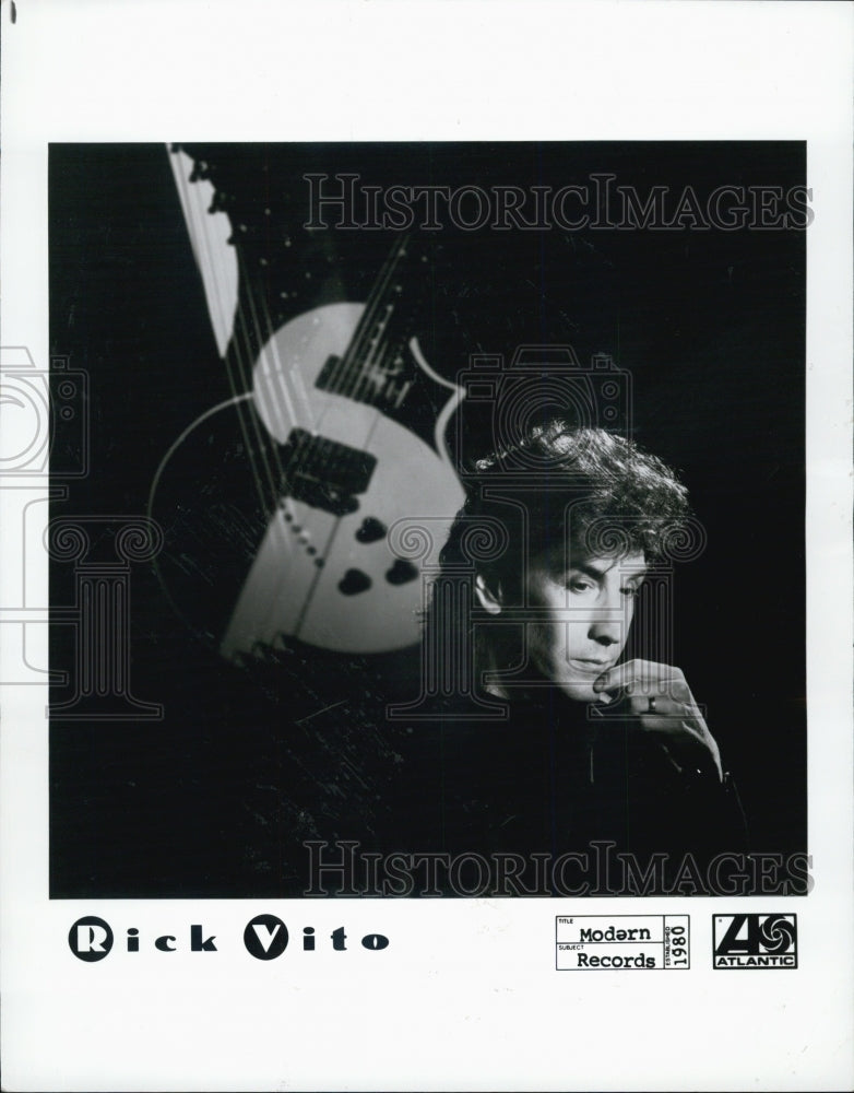 1992 Press Photo Musician Rick Vito - Historic Images