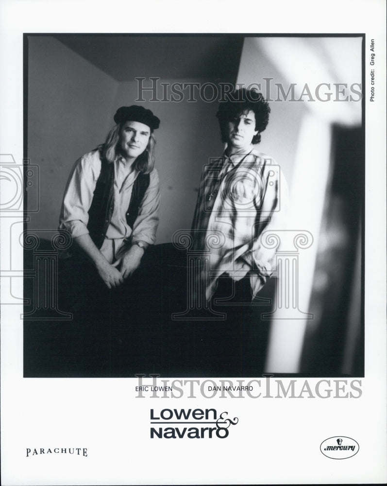 Press Photo Eric Lowen And Dan Navarro - Historic Images