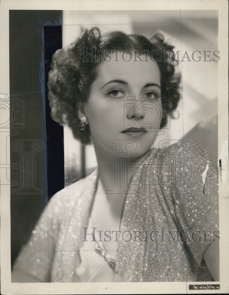 1936 Press Photo 20th Century Fox Hair Stylist Mona Barrie - Historic Images
