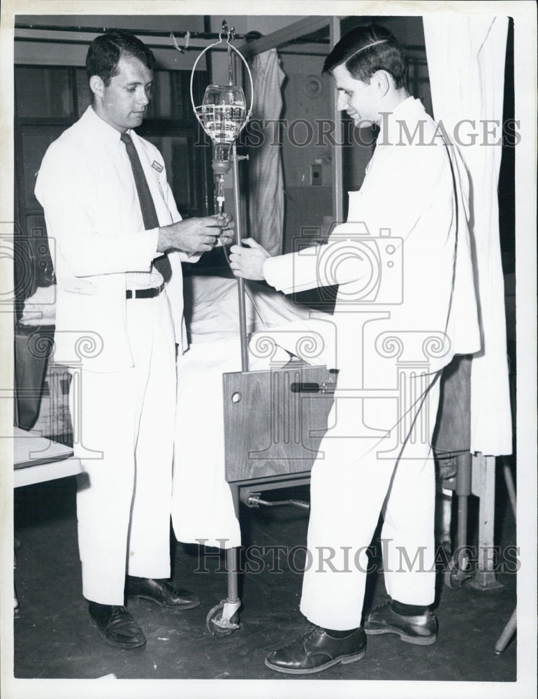 1967 Doctor Caper Doctor Levin Peabody Ward City Hospital - Historic Images
