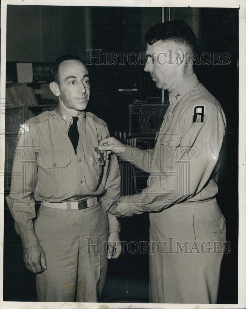 1954 Maj Joseph Canzano ,Bronze Star,Col N.Landon Head - Historic Images