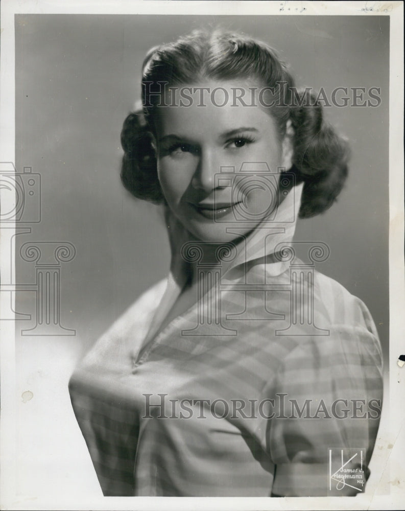 Press Photo Singer Janet Lord - Historic Images