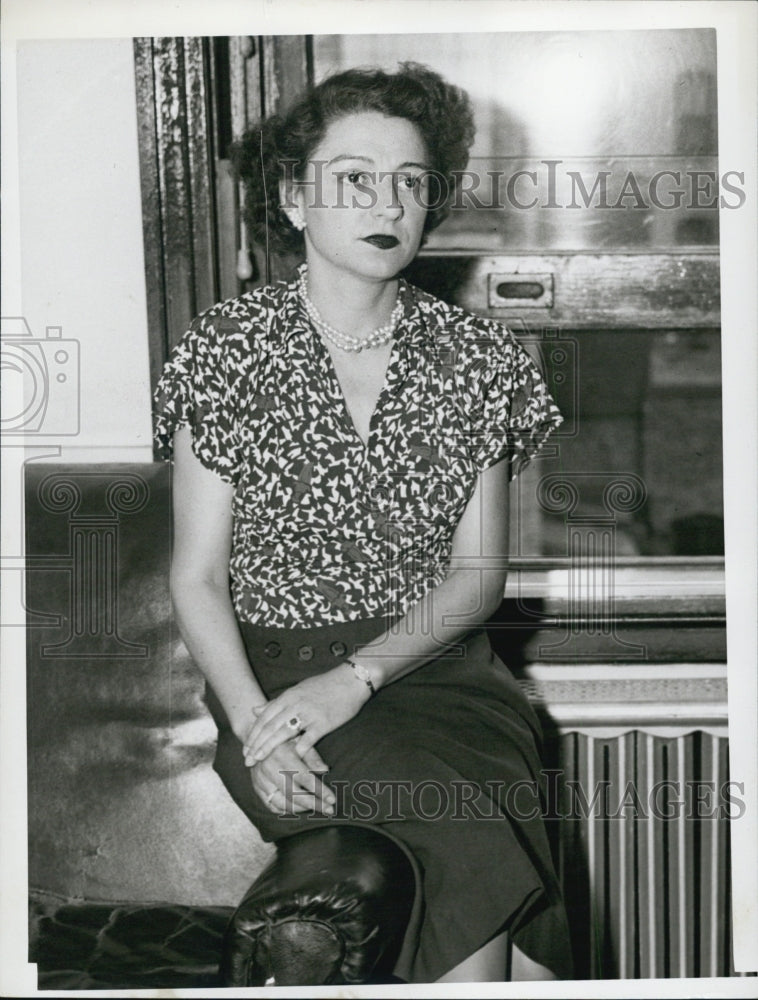 1949 Mrs. Lydia Barboza Nunes Wife Of John B. Nunes - Historic Images