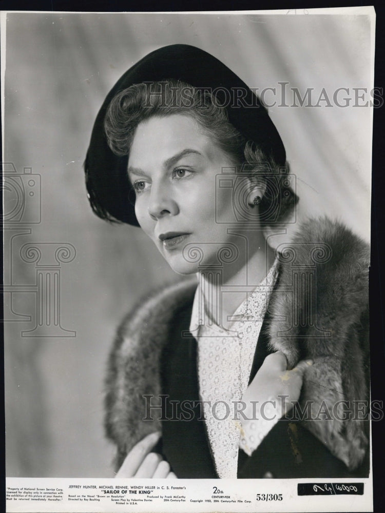 1959 Wendy Hiller Actress Sailor of The King - Historic Images