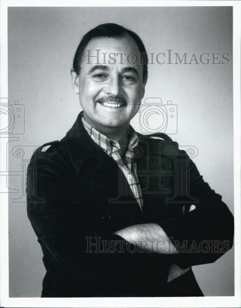 1989 Press Photo Actor John Hillerman A Professional Englishman From Texas - Historic Images