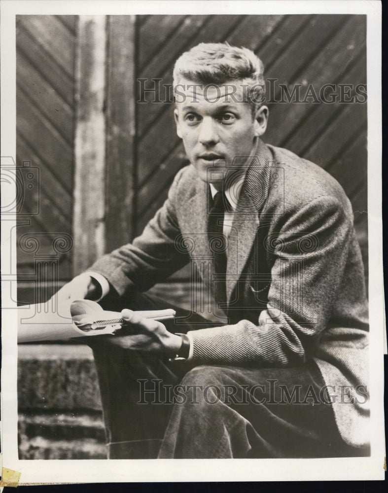 1958 Press Photo Bill Butler Broadway Director A Penny For A Song - RSG98199 - Historic Images