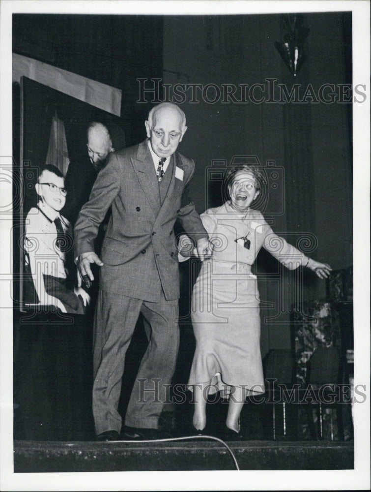 1958 Myrtle And Burt Frank Former Vaudeville Team Still Dancing - Historic Images