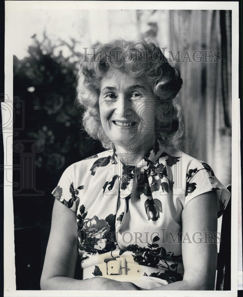 1979 Press Photo Stefania Burzminska Hid Jews From Germans During The Holocaust - Historic Images