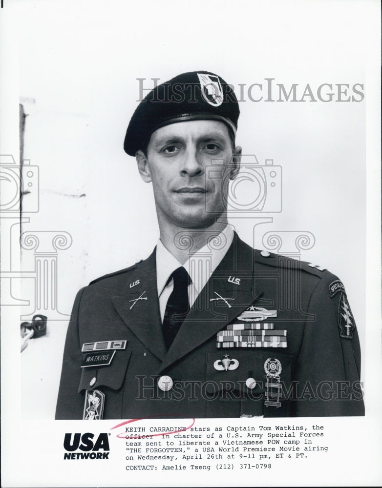 Press Photo American Actor, Songwriter Keith Carradine In The Forgotten - Historic Images