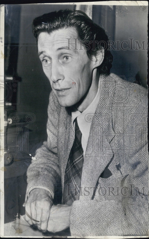 1948 Press Photo John Carradine to set property settlement w/ his divorced wife - Historic Images