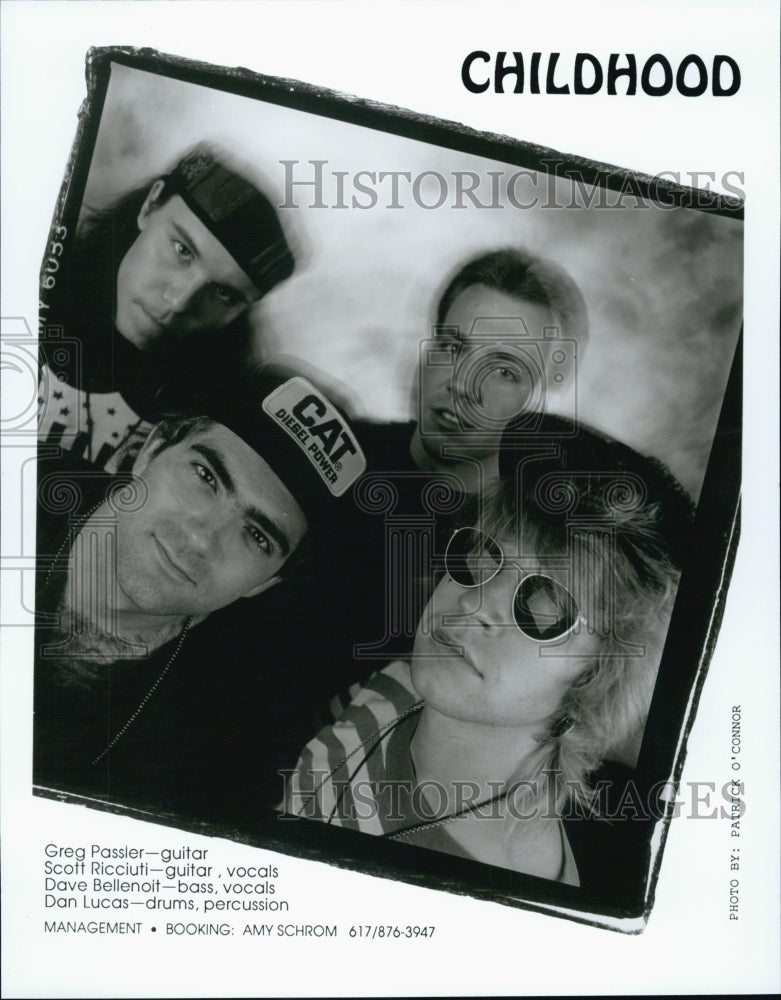 Press Photo Greg Passler,Scott Ricciuti Dave Bellenoit,Dan Lucas,Childhood - Historic Images