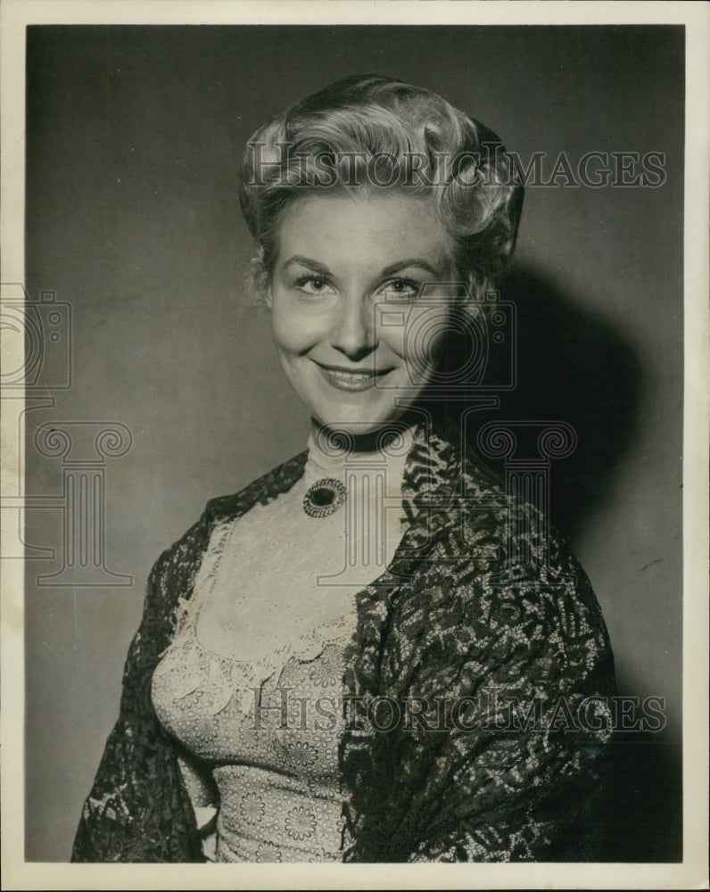 1956 Press Photo Isa Childers,&quot;Assassin&quot; NBC ,Frontier - Historic Images