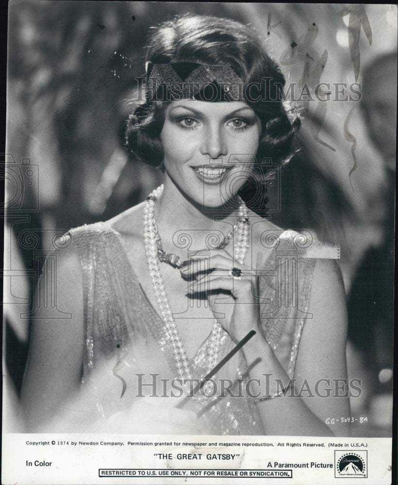 1974 American Actress, Model Lois Chiles in the Great Gatsby - Historic Images
