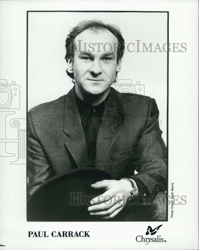 Press Photo Musician Paul Carrack - Historic Images