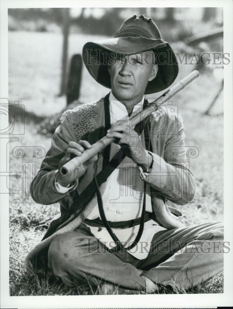 1986 Press Photo David Carradine in "Kung Fu: The Movie" - Historic Images
