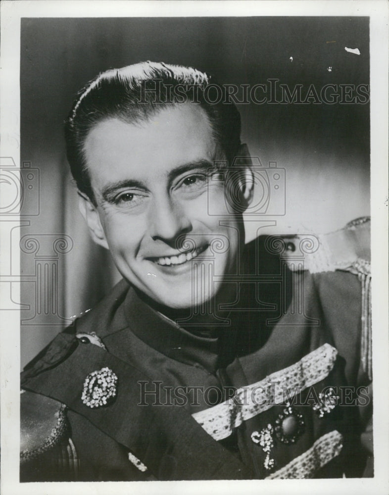 1951 Press Photo Glenn Burris  as The Student Prince - Historic Images