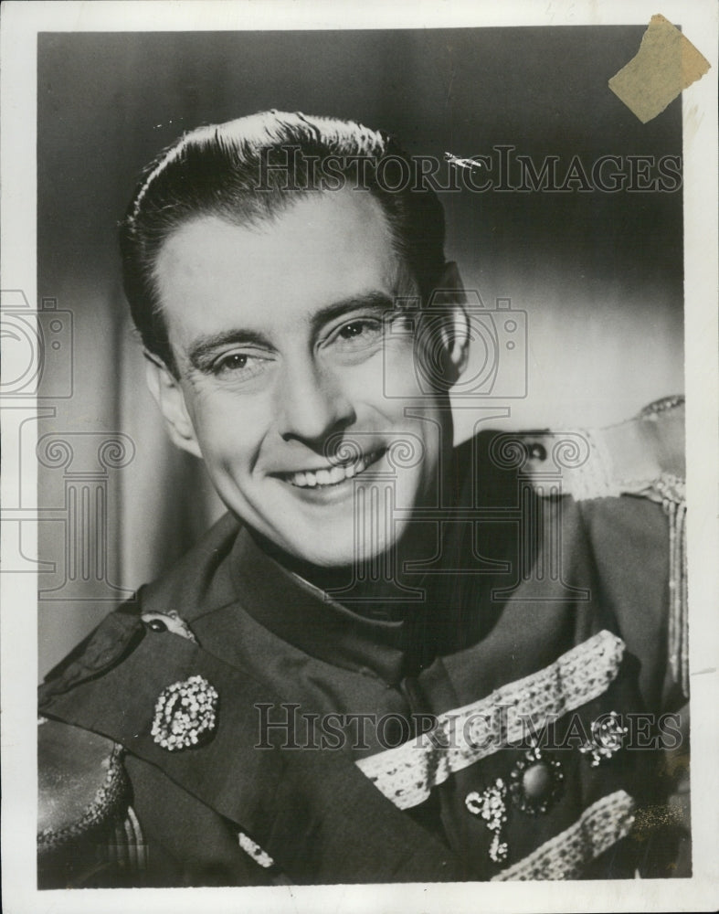 1951 Press Photo Glenn Burris as The Student Prince - Historic Images