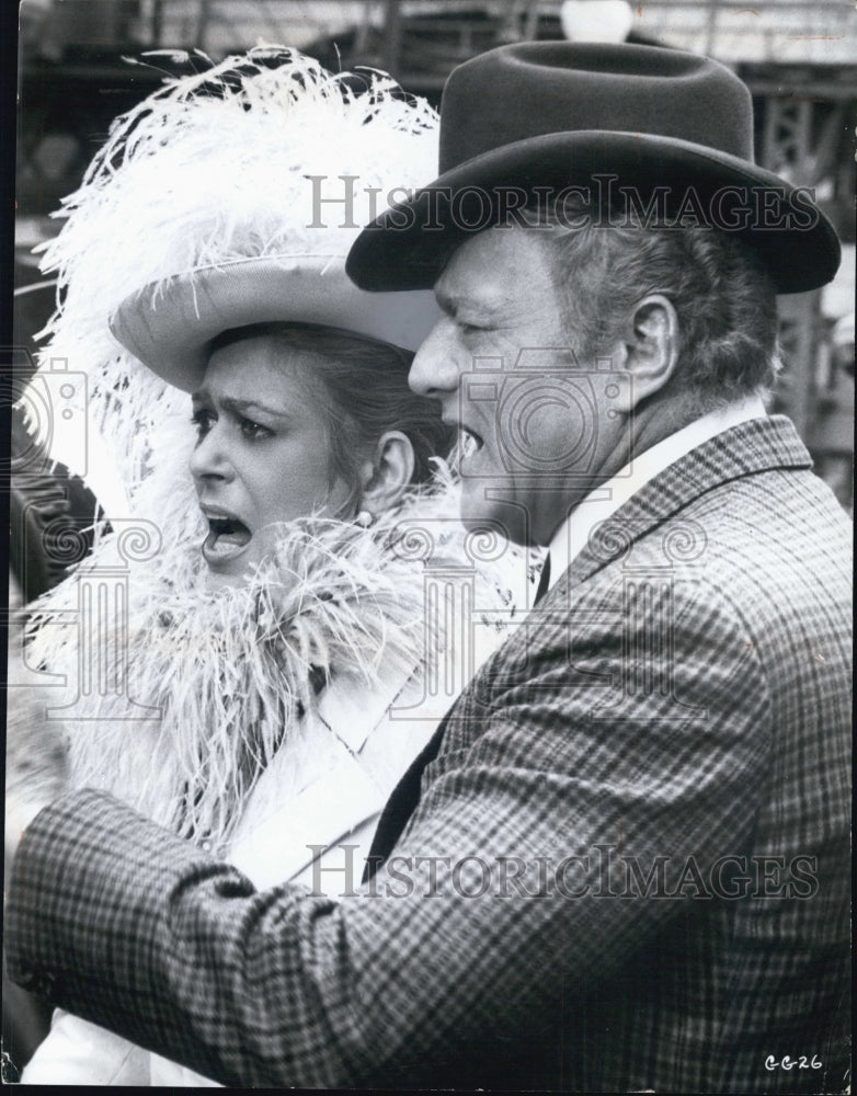 1970 Press Photo Melina Mercouri, Brian Keith in "Gaily, Gaily" - RSG98815 - Historic Images