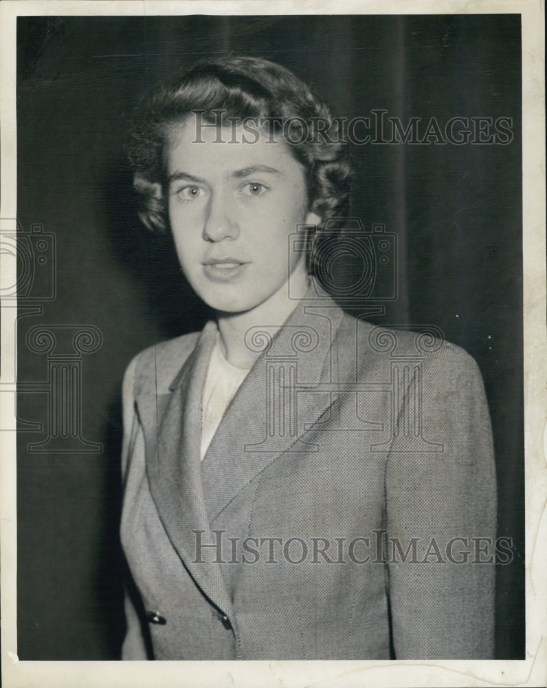 1949 Press Photo Dorothy Midgley NY State College for Teachers - Historic Images