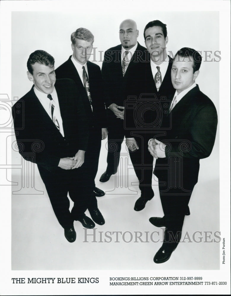 1998 Press Photo The Mighty Blue Kings - Historic Images